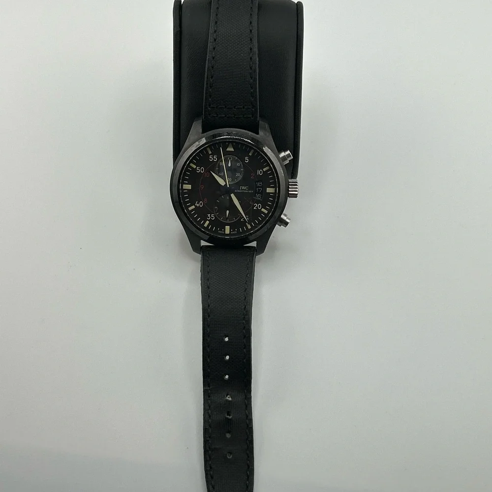 IWC Pilot's Watch Chronograph Top Gun Miramar Ceramic Auto Watch 46mm #537